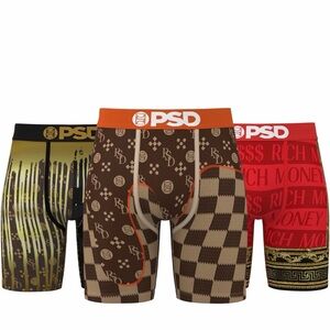 New!! PSD Men's 3 pack Core Standard Boxer Briefs